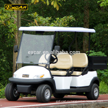 EXCAR 4 мест электрический гольф-кары цене с грузовой автомобиль гольфа электрическая гольфмобилем
